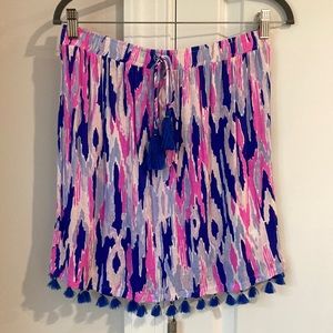 Printed Lilly Pulitzer strapless top